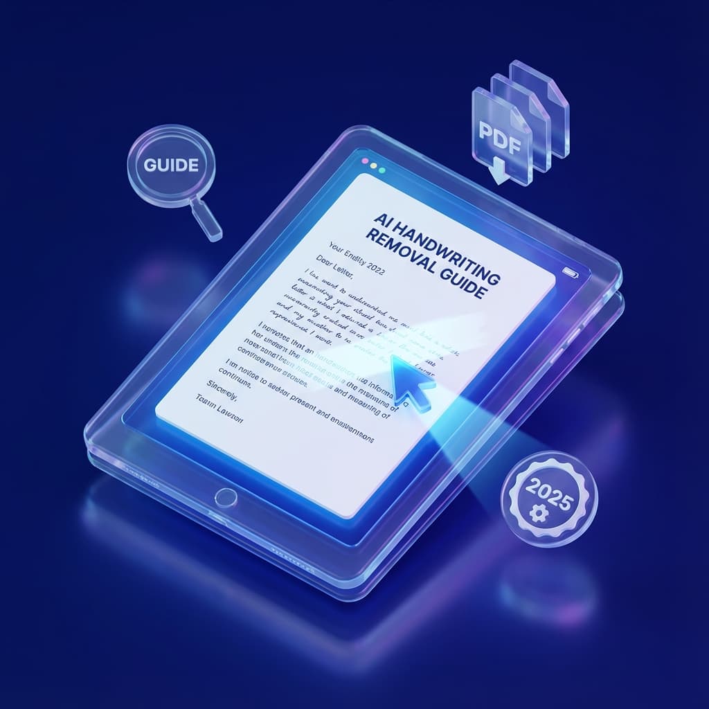 RemoveHandwriting.com - دليل شامل لأداة إزالة الكتابة اليدوية بالذكاء الاصطناعي (2025)