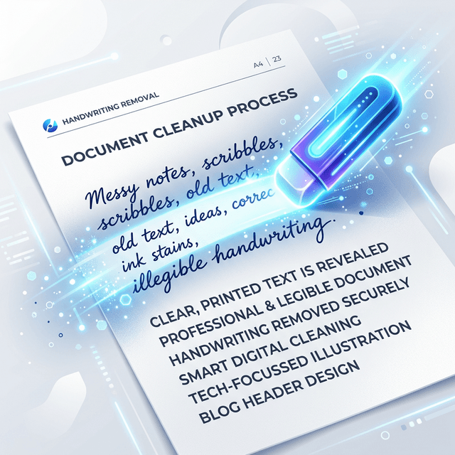 كيفية إزالة الكتابة اليدوية من الصورة (2026)