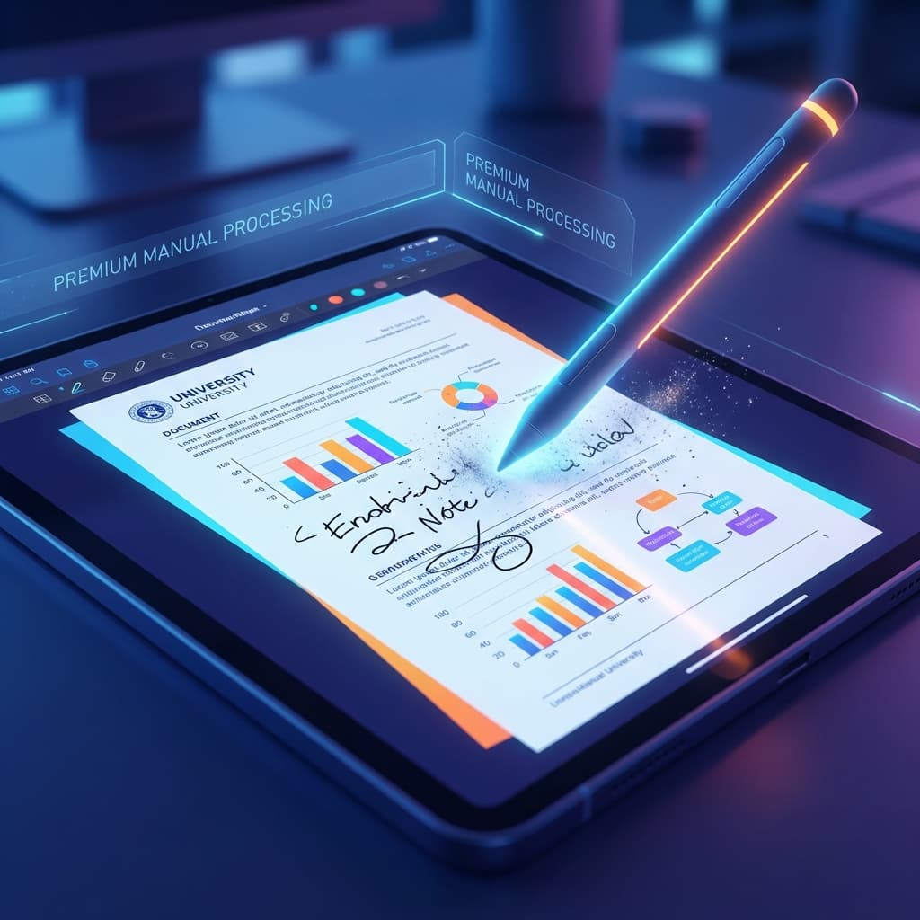 Premium Manuelle Handschriftentfernung - 100% Farberhaltung | RemoveHandwriting